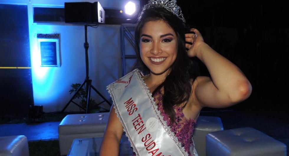 Peruana Adriana Jiménez nos representó en el Miss Teen Sudamérica. (Foto: Difusión)