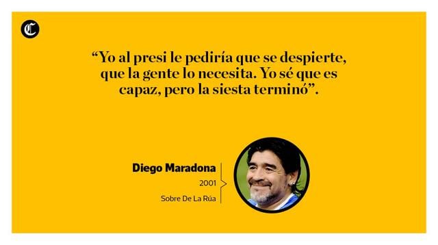 A lo largo de su dilatada vida pública, Diego Maradona ha tenido varias declaraciones políticas como la que recientemente hizo en defensa de Nicolás Maduro.