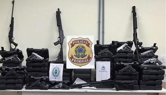 Interpol asestó un "golpe importante" al tráfico de armas en Sudamérica en una operación que permitió requisar más de 200.000 armas de fuego, explosivos y otros componentes, efectuar 4.000 arrestos y desarticular laboratorios de fabricación de drogas. (EFE/ Interpol).