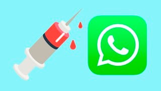 Por qué el emoji de la inyección de WhatsApp gotea sangre