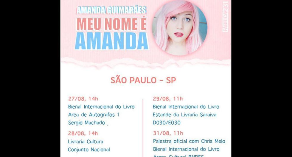 Amanda Guimarães. (Foto: Instagram)