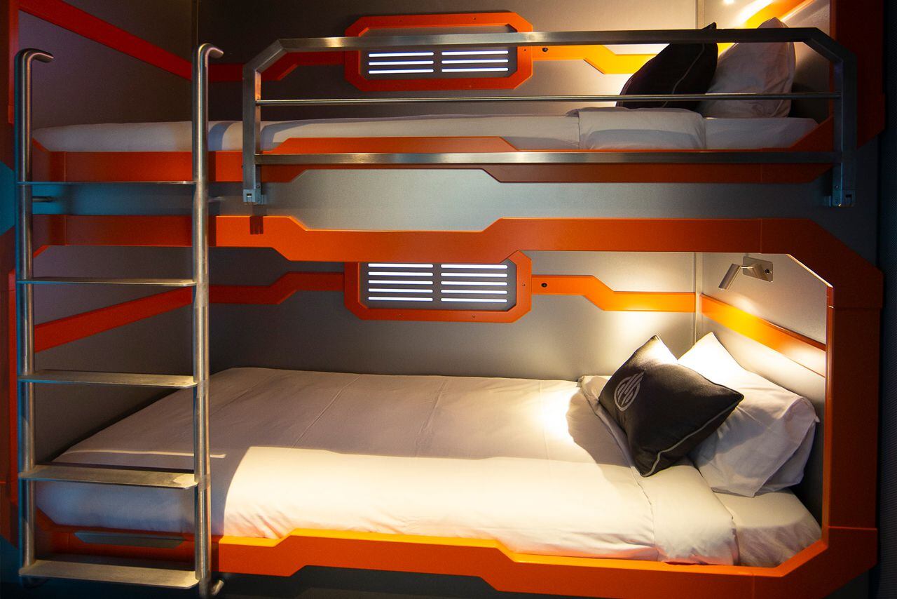 Even the compartments lead us to what would be a space station on Mars.  (Photo: futuroscope.com)