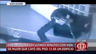 Últimos minutos de vida de mujer que cayó de edificio [VIDEO]