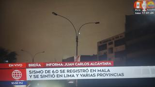 Breña: reportan corte de energía eléctrica tras fuerte sismo en Lima 