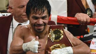 Manny Pacquiao quiere que en Twitter elijan a su adversario