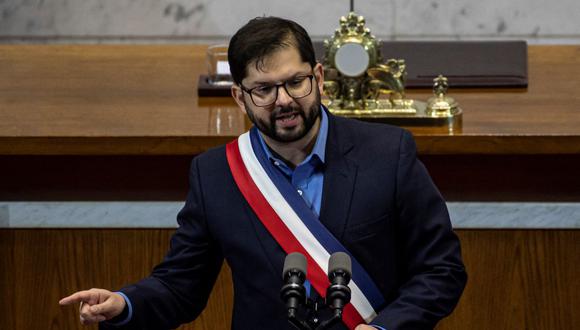 Gabriel Boric, presidente de Chile. (MARTIN BERNETTI / AFP).