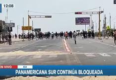 Ica: trece policías heridos en intento de desbloquear la Panamericana Sur