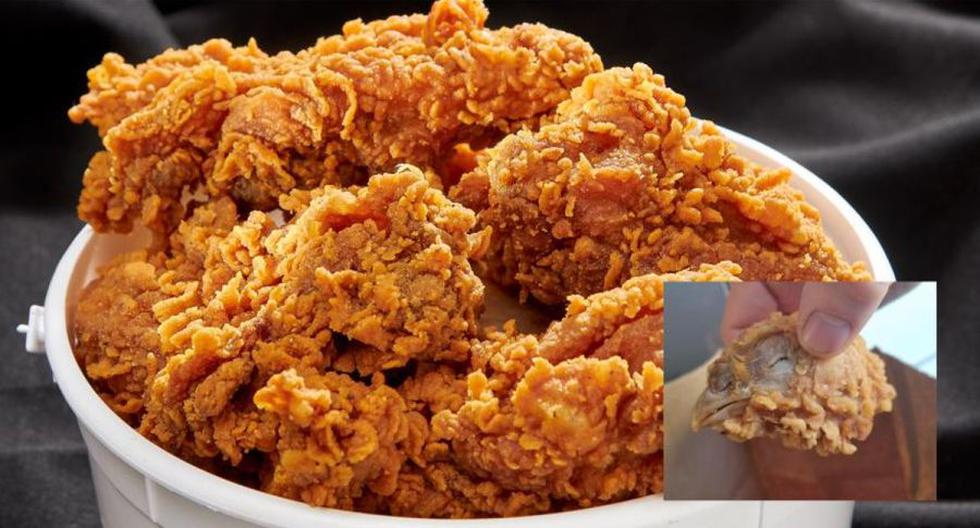 Woman complains that she got a chicken head when ordering wings