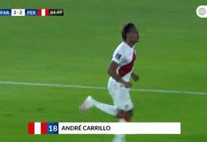 ¡Imparable ! André Carrillo anotó el 2-2 de Perú ante Paraguay