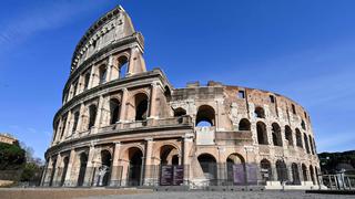 Las increíbles fotos del Coliseo de Roma sin turistas por la cuarentena en Italia para frenar el coronavirus