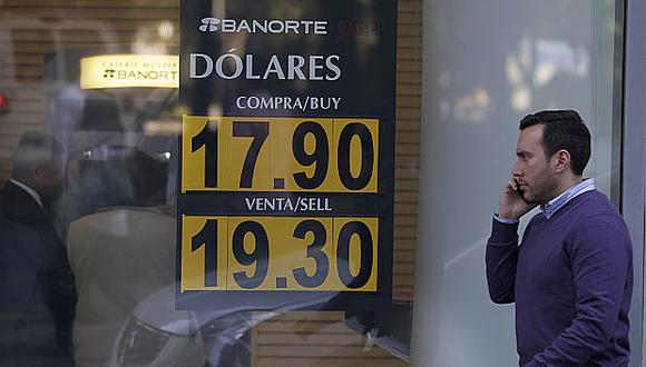 Hoy el tipo de cambio registraba una subida de 0.29% en México.&nbsp;(Foto: AP)