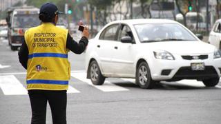 Municipalidad de Lima tendrá mil inspectores de tránsito en abril