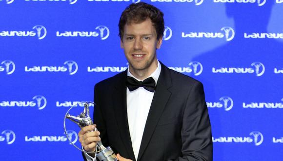 Sebastian Vettel fue premiado como el mejor deportista del año