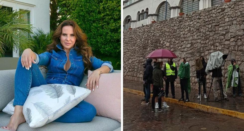 Kate del Castillo came to Peru to join the recordings of 