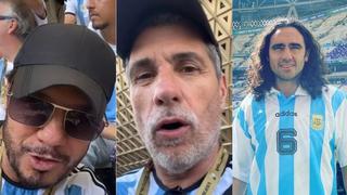 Argentina vs Arabia Saudita: ¿Qué famosos argentinos vieron la derrota de su selección desde Qatar?