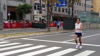 Christian Pacheco completó la final de maratón en los Juegos Olímpicos Tokio 2020