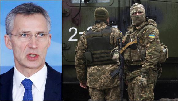 Ucrania y la OTAN, bajo la direcci&oacute;n de Jens Stoltenberg, acusan a Rusia de apoyar financiera y militarmente a rebeldes prorrusos. (Foto: REUTERS/AP)