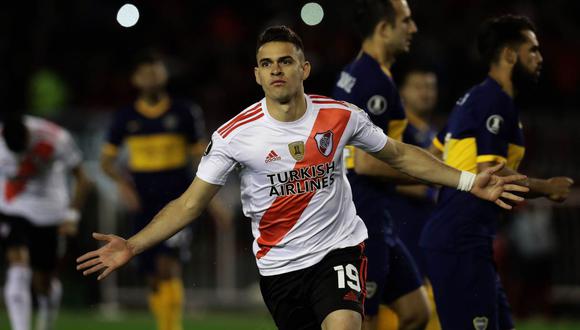 Santos Borré cada vez más lejos de River Plate y su futuro estaría en Europa. (Foto: AFP)
