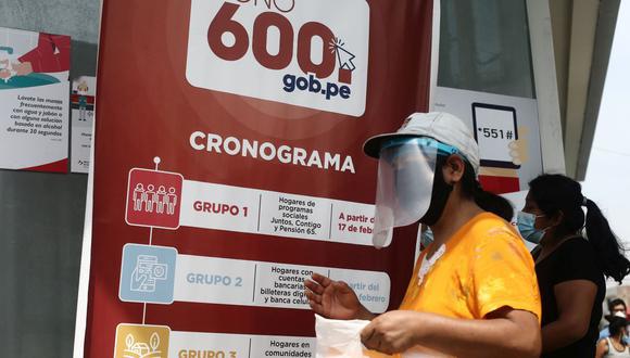 El Bono 600 servirá de gran ayuda para los peruanos afectados económicamente. (Foto: GEC)