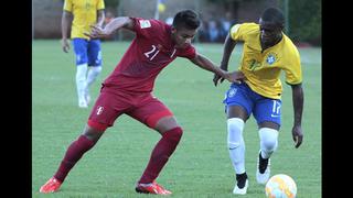 Sudamericano Sub 17: Perú perdió 3-0 ante Brasil y quedó último