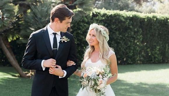 Ashley Tisdale se casó en secreto con Christopher French