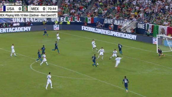 México vs. Estados Unidos EN VIVO: el gol de Adams para el 1-0 | VIDEO