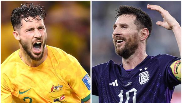 Conoce cuándo y a qué hora jugará Argentina vs. Australia en el Mundial. (Foto: EFE/Composición)