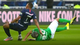 A 3 semanas de la Champions: la dura falta sobre Mbappé y la lesión que hizo que deje el campo en la Copa de Francia | VIDEO
