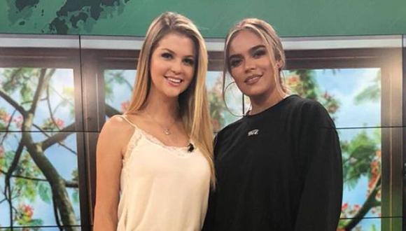 Brunella Horna y Karol G en Latina. (Fotos: Instagram)