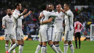 Real Madrid venció 2-1 al Bilbao y es líder de la Liga Española