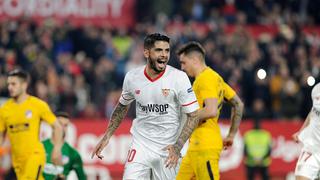 Sevilla venció 3-1 y eliminó al Atlético de la Copa del Rey