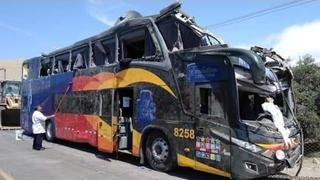 Arequipa: Cruz del Sur pinta bus siniestrado tras muerte de 16 personas