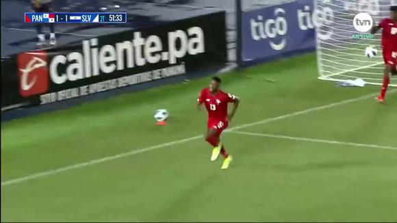 Gol de Freddy Góndola para el 2-1 en el Panamá vs. El Salvador. (Video: TVMax)