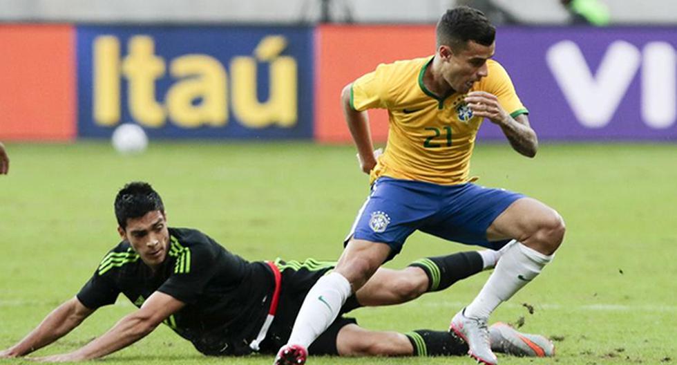Ejecución exquisita de Coutinho sobre Corona (Foto: Twitter Copa América 2015)