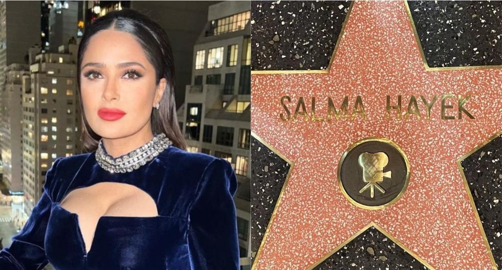 Salma Hayek dedicates her Hollywood star to the fans who gave her 