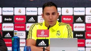 Keylor Navas: "En el Real Madrid no se pueden bajar los brazos"