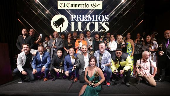 Ganadores del Premio Luces 2023. (Foto: Anthony Niño de Guzmán)