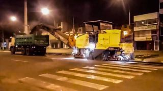 Surco: inician reparación de pistas de la avenida Los Próceres 