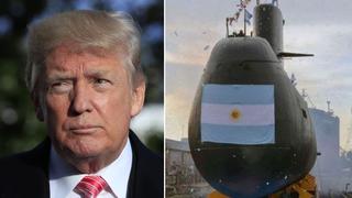 Trump sobre tripulantes de submarino argentino: "No les queda mucho tiempo"