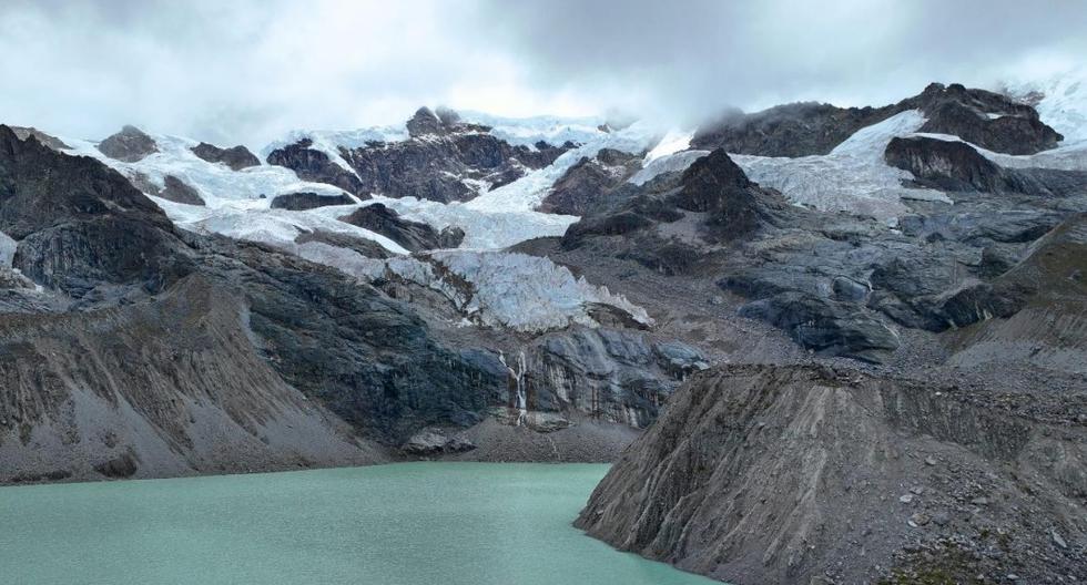 La laguna Jampa ubicada en el distrito de Pitumarca (Canchis) es una laguna proglaciar en pleno proceso de expansión. (Inaigem)