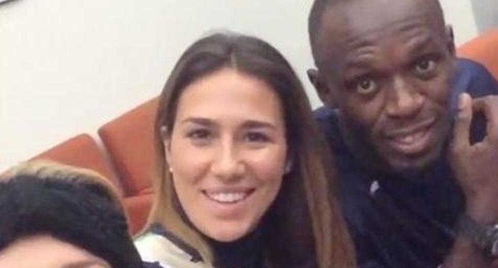 Sheyla Rojas se luce con Usain Bolt. (Foto: Instagram de Sheyla Rojas)