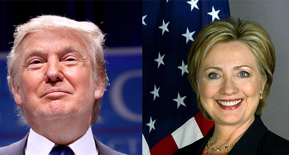 Hillary Clinton o Donald Trump. Uno de los dos será el sucesor de Barack Obama en la presidencia de USA. (Foto: Mundo24)