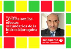 Sanamente: ¿Cuáles son los efectos secundarios de la hidroxicloroquina?