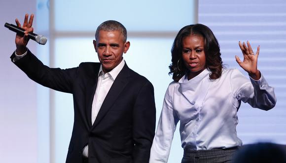 Barack y Michelle Obama recordaron que la muerte de George Floyd resonó “en todo el mundo”, pero siempre existió la pregunta más básica: “¿Se haría justicia?”. (Foto: Jim Young / AFP).