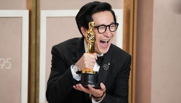 Ke Huy Quan es la primera persona de origen vietnamita en ganar un Oscar. (GETTY IMAGES)
