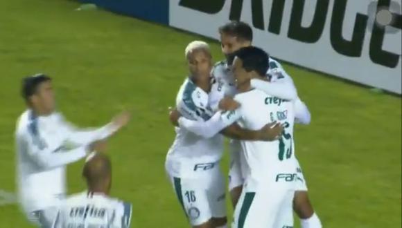 Gustavo Gómez y Scarpa fueron los autores de los dos primeros goles del Melgar vs. Palmeires por la jornada 5 de la Copa Libertadores 2019 (Video: Palmeiras)