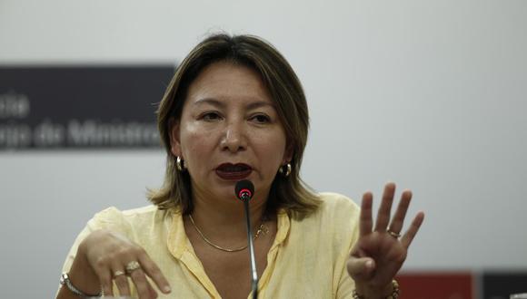 La fiscalía pidió 9 años de cárcel para la ministra de la Producción, Rocío Barrios. (Foto: GEC)