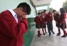 Perú: 4 de cada 10 escolares sufre de bullying en el país, revelan