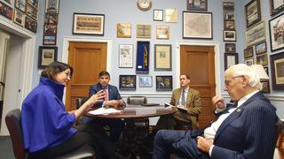 Canciller Ana Cecilia Gervasi sostuvo reunión con tres congresistas demócratas en Estados Unidos