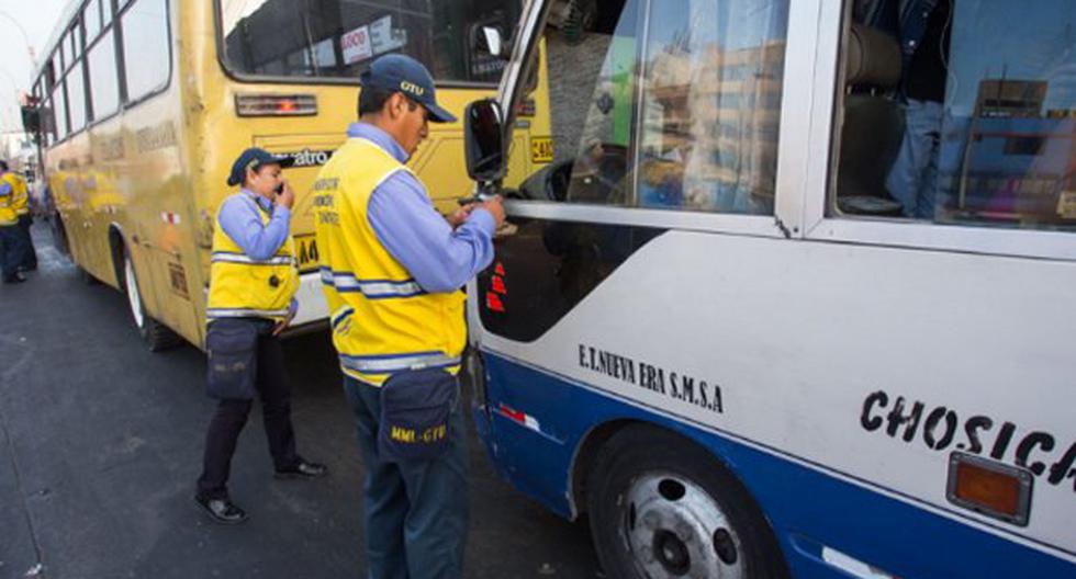 En lo que va del año, unas 35 empresas de transporte público que cubren diversas rutas en Lima Metropolitana fueron suspendidas por ocasionar accidentes de tránsito. (Foto: Andina)